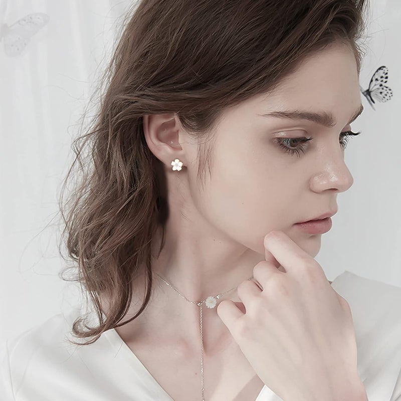 NEWITIN 12 Pairs Clip On Earrings for Women Cute Earring Crystal Pearl Stud Charming Fashion Earring Non Piercing Clip on Stud Earrings for Women - Image 5